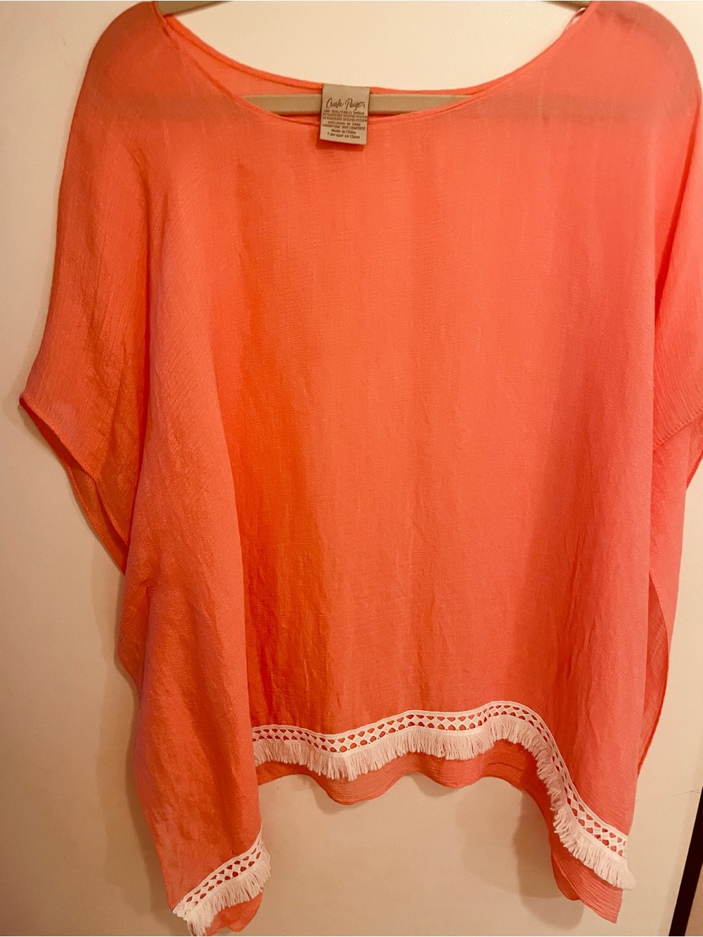 Charlie Paige Coral Swim Cover up